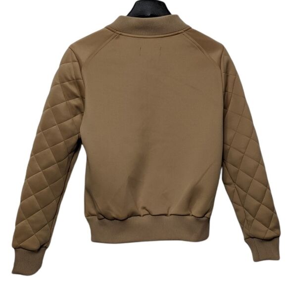 NWT CHOCOLATE USA Bronzed Babe Bomber Jacket M - Picture 4 of 6